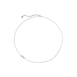 Wow Mom Necklace, silver