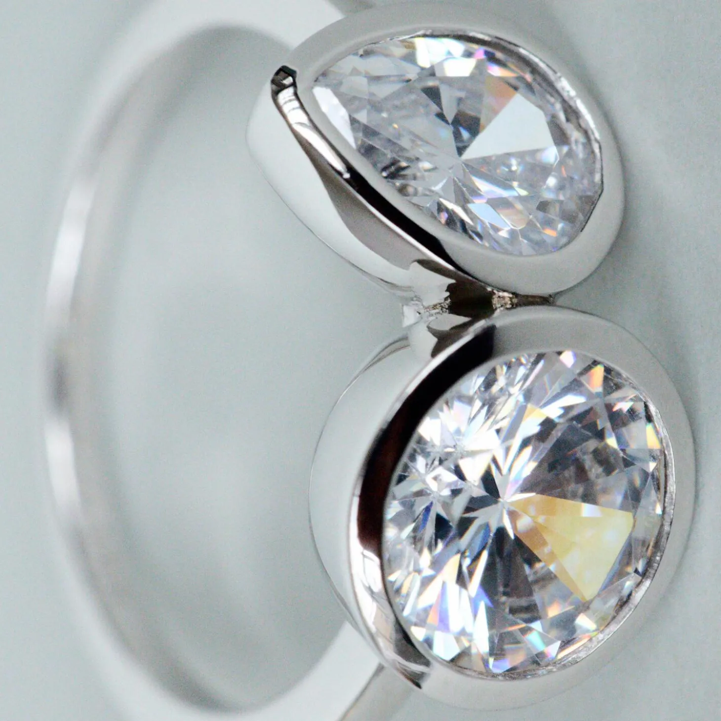 You & Me Ring, silver