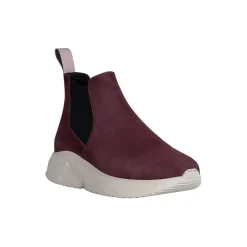 Zarah Sneaker Boot, burgundy/ivory