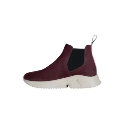 Zarah Sneaker Boot, burgundy/ivory