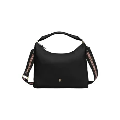 Zita Hobo Bag M, black coloured