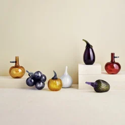 Zucchini glasfigur, moss green